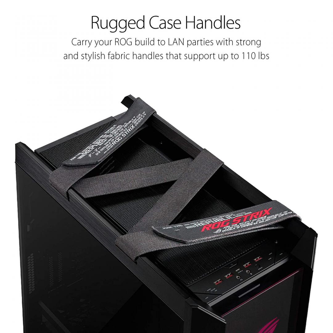 Carcasa ASUS ROG Strix Helios, Mid-Tower, fara sursa, E-ATX, Black 4 Carcasa ASUS ROG Strix Helios, Mid-Tower, fara sursa, E-ATX, Black - imagine 4