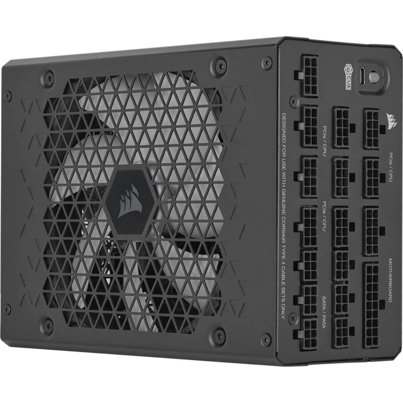 Sursa Corsair HX1200i, 1200 Watt, 80 PLUS Platinum, ATX 3.1 & PCIe 5.1 compliant, negru