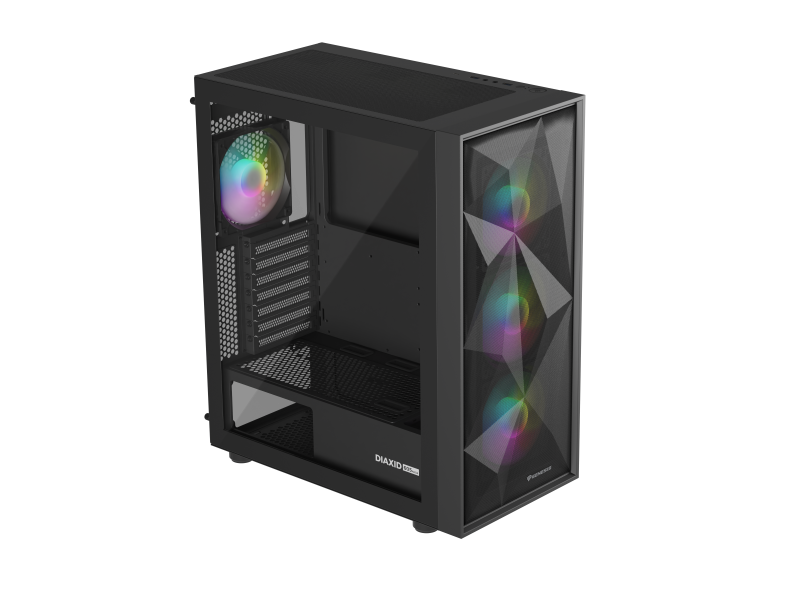 Carcasa GENESIS DIAXID 605 ARGB MID TOWER BLACK