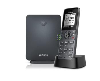 Telefon fara fir Yealink W71P, audio full-duplex, ecran TFT color 1.8″, autonomie 35h, negru