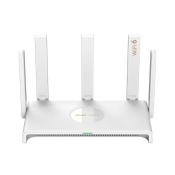 Router Wi-Fi 6 Reyee RG-EW3000GX, Dual-WAN, 2.4GHz 574Mbps, 5GHz 2402Mbps, Gigabit, Mesh