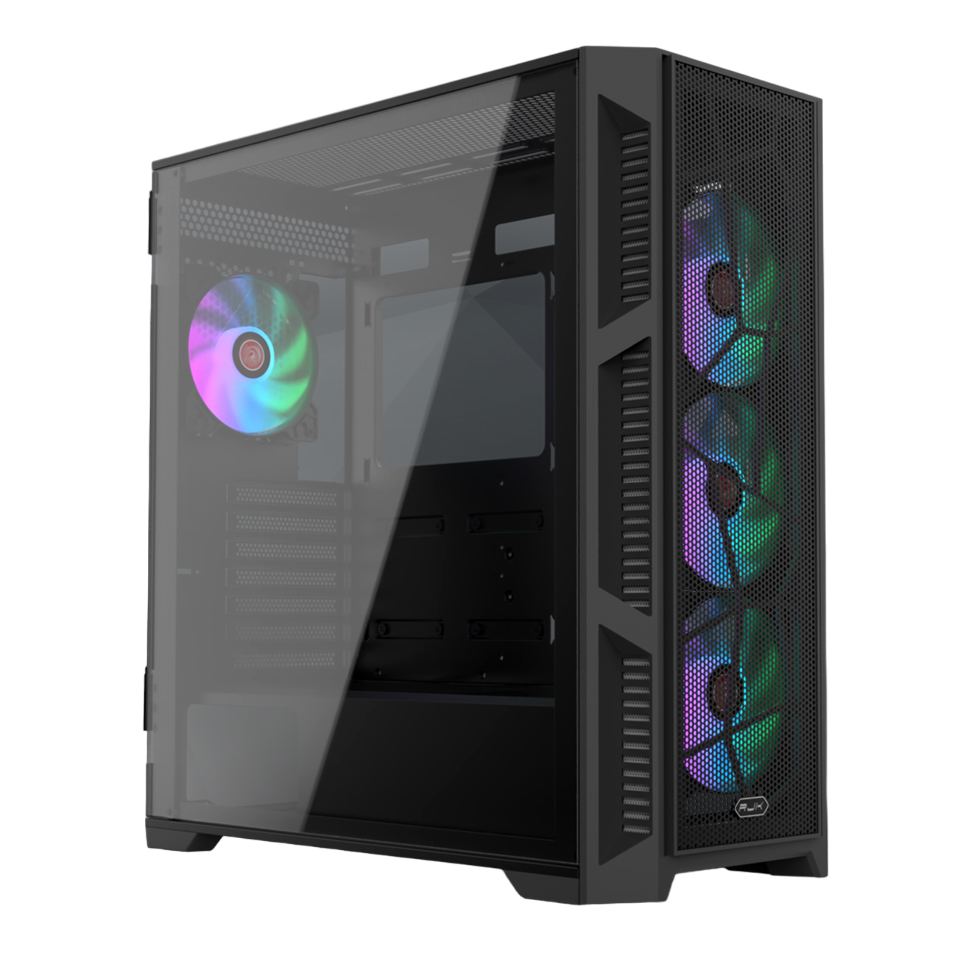Carcasa RAIJINTEK PONOS ULTRA MS4, ATX, Mesh, Negru