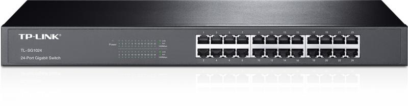 Switch TP-LINK TL-SG1024, 24 x 10/100/1000Mbps, montabil in rack 1U