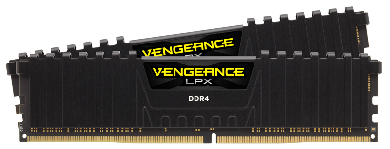 Memorie Corsair Vengeance LPX Black 32GB, DDR4, 3200MHz, CL16, Dual Channel Kit