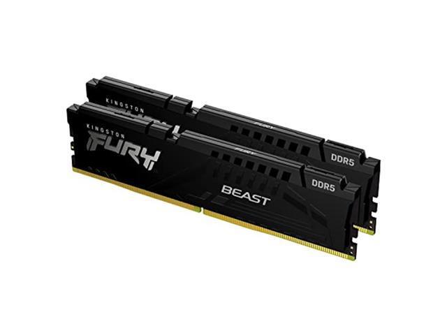 Memorie Kingston FURY Beast Black, 64GB (2x32GB) DDR5, 6000MT/s, CL30