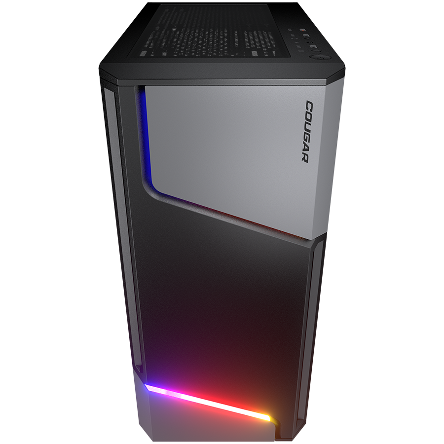 Carcasa PC, Cougar MX360, Middle Tower, ATX, Negru/Gri 3 Carcasa PC, Cougar MX360, Middle Tower, ATX, Negru/Gri - imagine 3