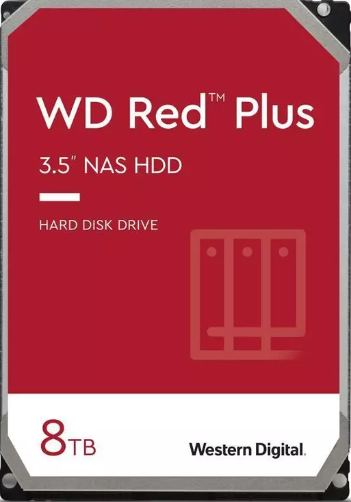Hard disk WD Red Plus 8TB SATA-III 5640RPM 256MB