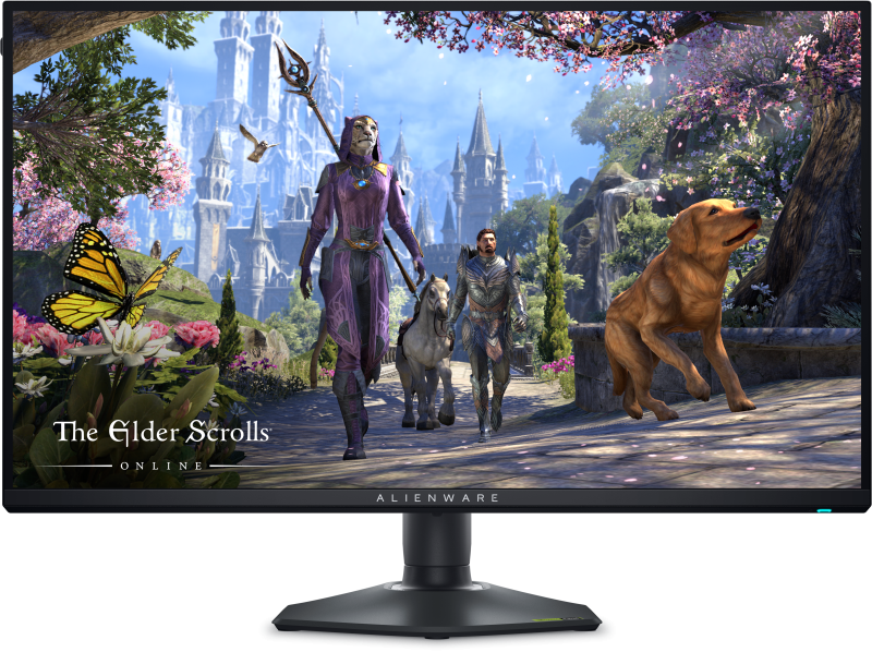 Dell Alienware AW2725QF Gaming Monitor,27″ 4K,Dual-Resolution 3840×2160/180Hz(4K mode),1920×1080/360Hz(FHD mode),95% DCI-P3,600cd/m2,1xDP, 2xHDMI, 1xUSB-B, 1xUSB-C „AW2725QF-05” (timbru verde 7 lei)