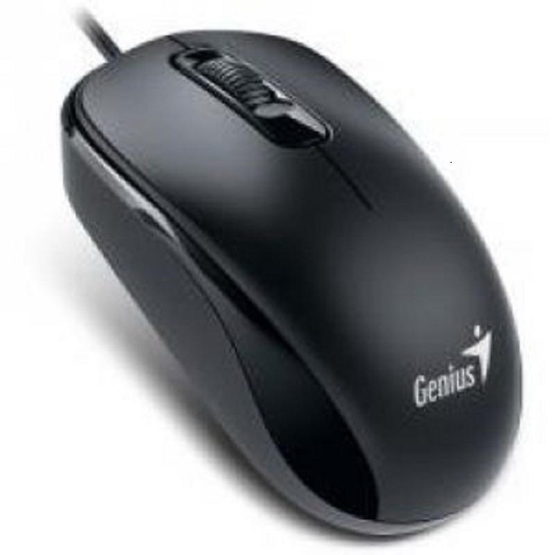 Mouse Optic Genius DX-110, 1000 DPI, PS2, Negru