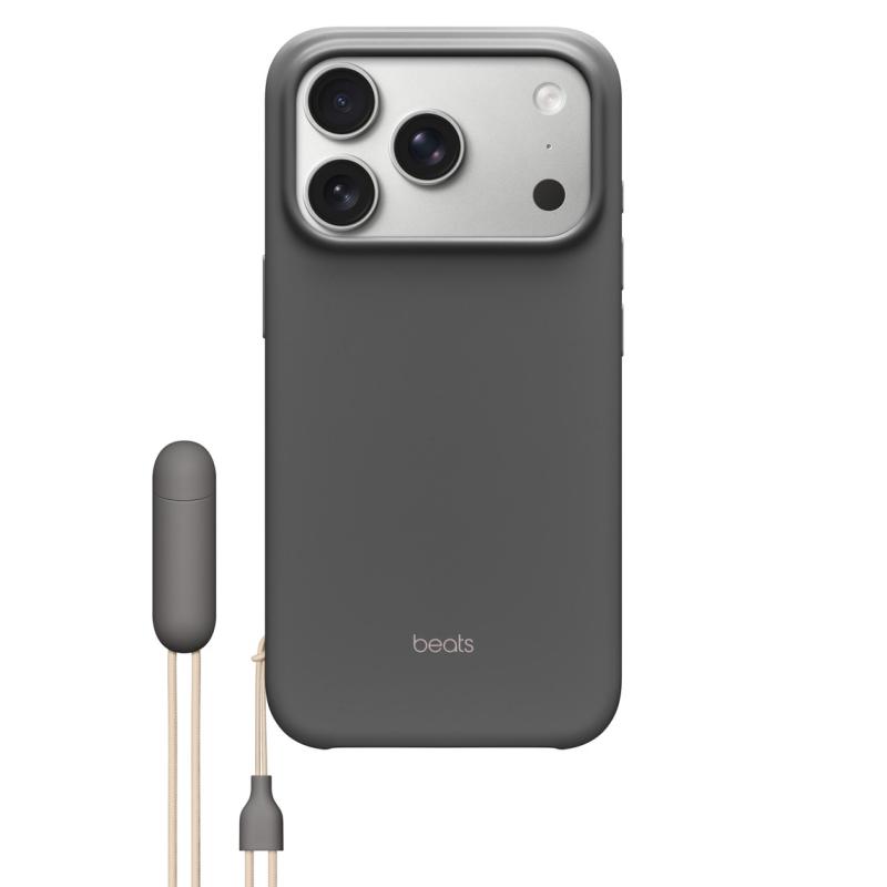 Husa de protectie Beats pentru iPhone 17 Pro, Kickstand Case cu MagSafe and Camera Control – Granite Gray