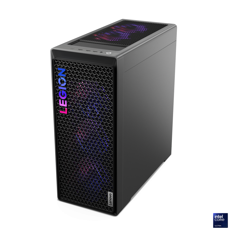 Sistem Desktop PC Gaming Lenovo Legion T7 34IAS10 cu procesor Intel® Core Ultra 7 265KF pana la 5.5GHz, 32GB DDR5, 1TB SSD, NVIDIA® GeForce RTX™ 5070 Ti 16GB GDDR7, No OS, Storm Grey, 3y on-site Premium Care