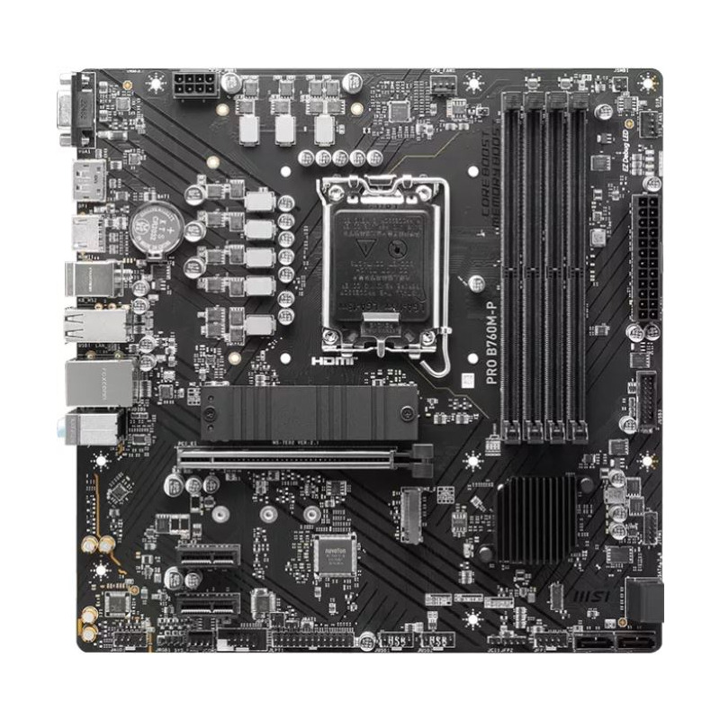Placa de baza MSI PRO B760M-P DDR5, Socket 1700