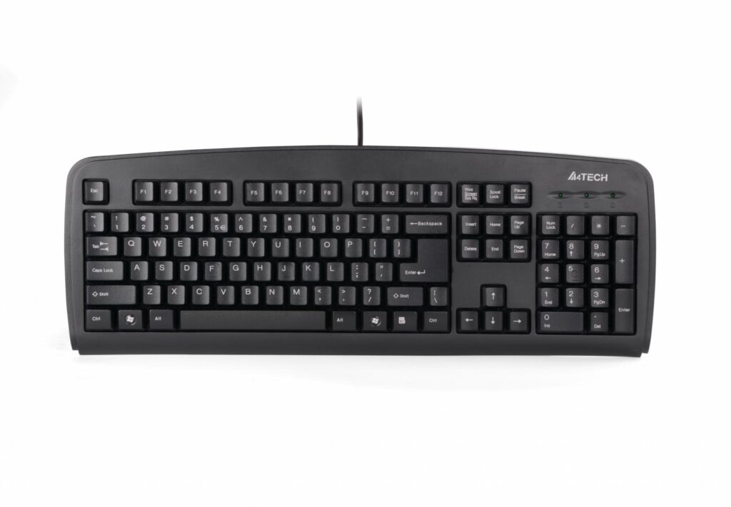 Tastatura slim A4Tech KB-720, USB, Negru