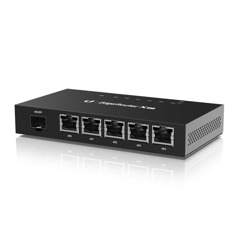 Router Ubiquiti ER-X-SFP EdgeRouter X SFP, 5 porturi Gigabit PoE, 1 port SFP