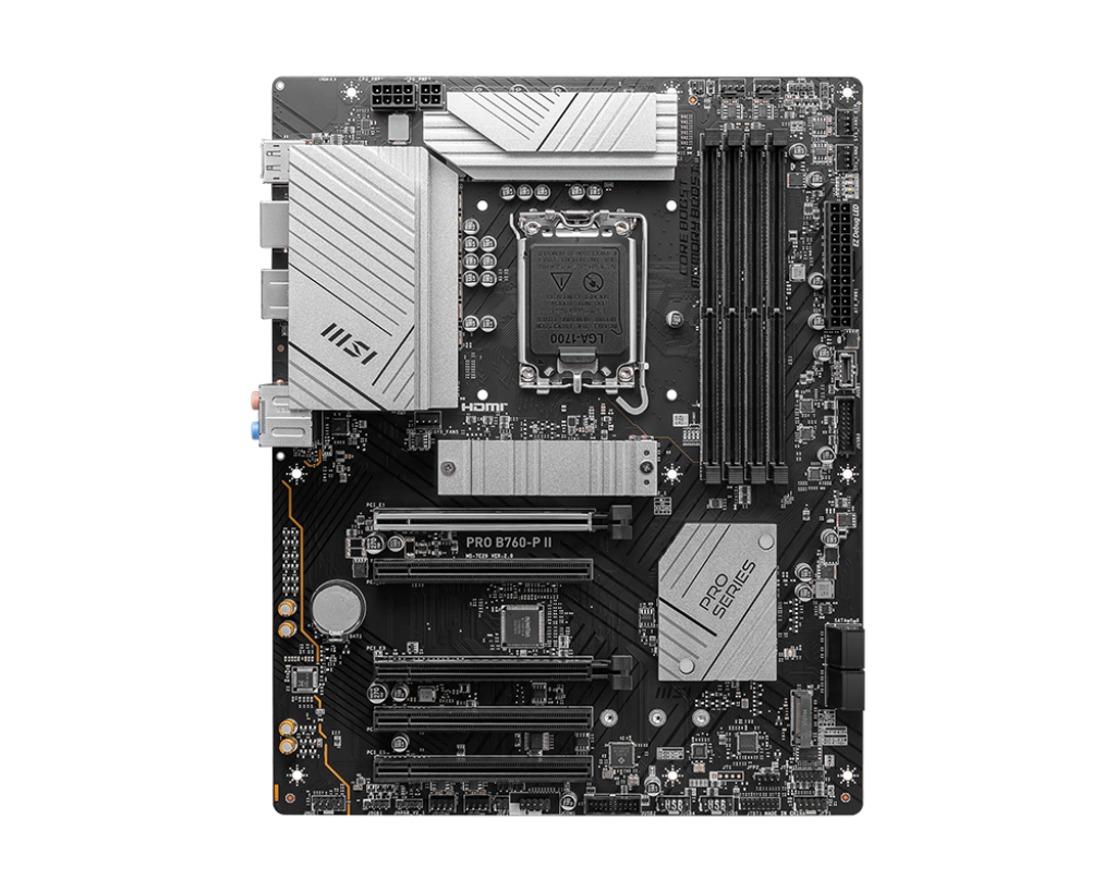 Placa de baza MSI PRO B760-P II, Socket LGA1700, DDR5, ATX