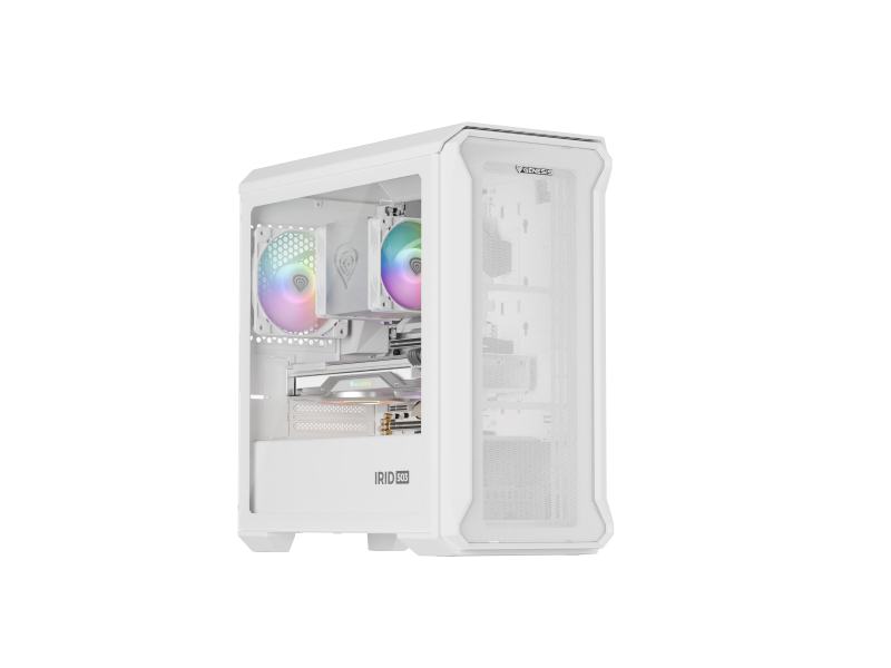 Carcasa GENESIS IRID 503 ARGB LT MATX WHITE