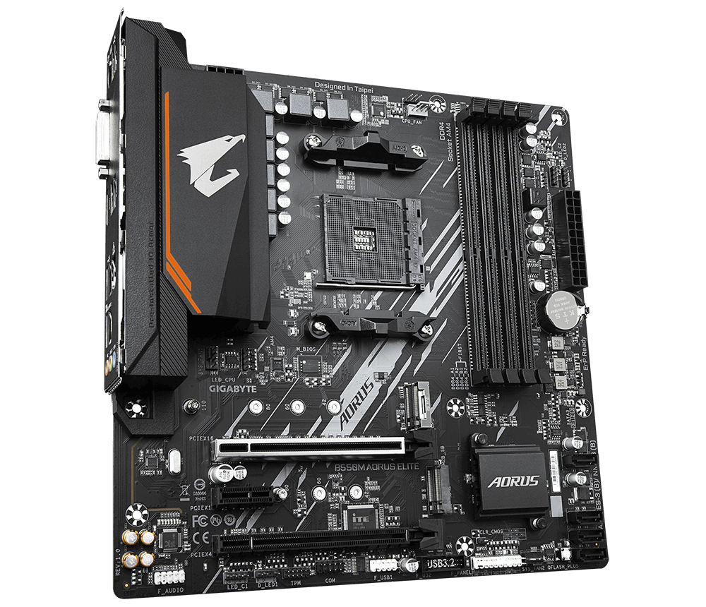 Placa de baza Gigabyte B550M AORUS ELITE, Socket AM4