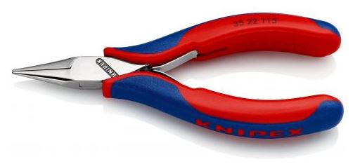 Cleste cu varf semirotund Knipex 115mm blister 2 Cleste cu varf semirotund Knipex 115mm blister - imagine 2
