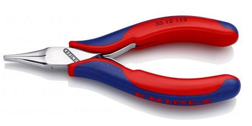 Cleste de electronist cu falci plate Knipex 35 12 115, 115 mm 3 Cleste de electronist cu falci plate Knipex 35 12 115, 115 mm - imagine 3