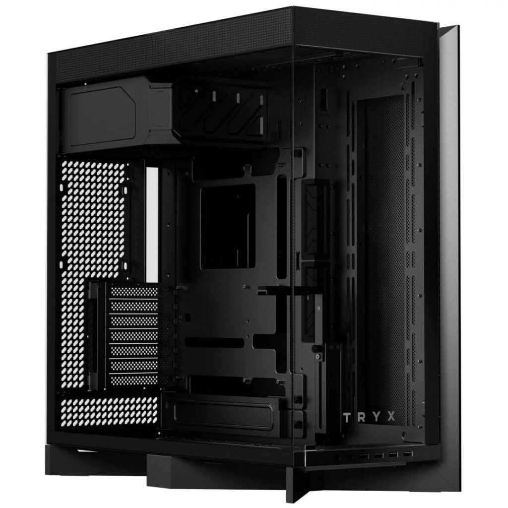 Carcasa computer Tryx L70 Mid Tower, sticlă securizată, suport ventilatoare 8, neagră