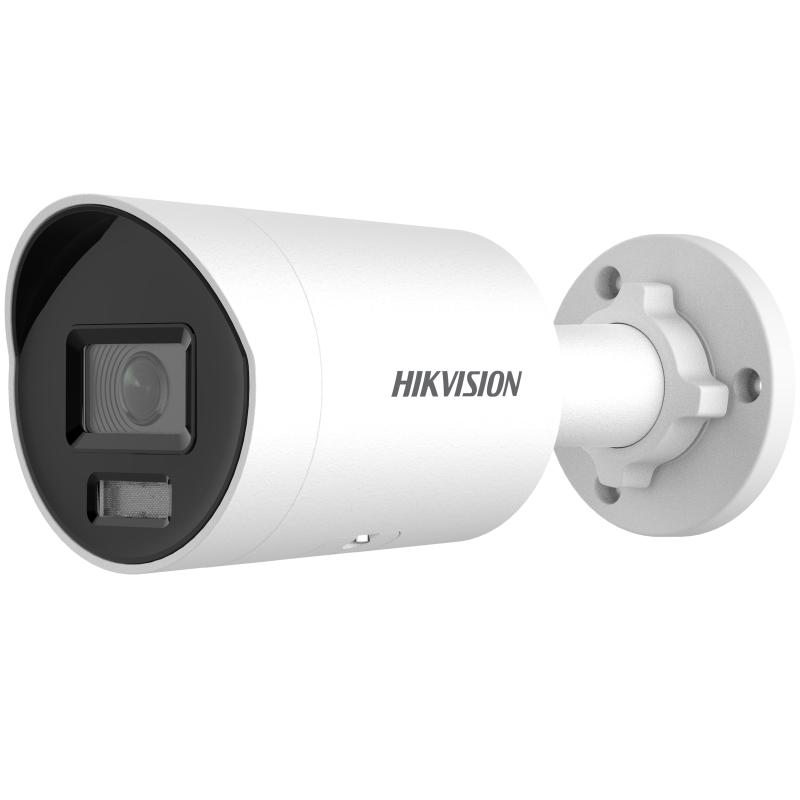 Camera IP 8MP ColorVu, Smart Hybrid Light, lentila 4mm, PoE, IR 40m, lumina alba 40m, microfon, difuzor, Hikvision DS-2CD2087G2H-LIU/SL(4MM)(EF)