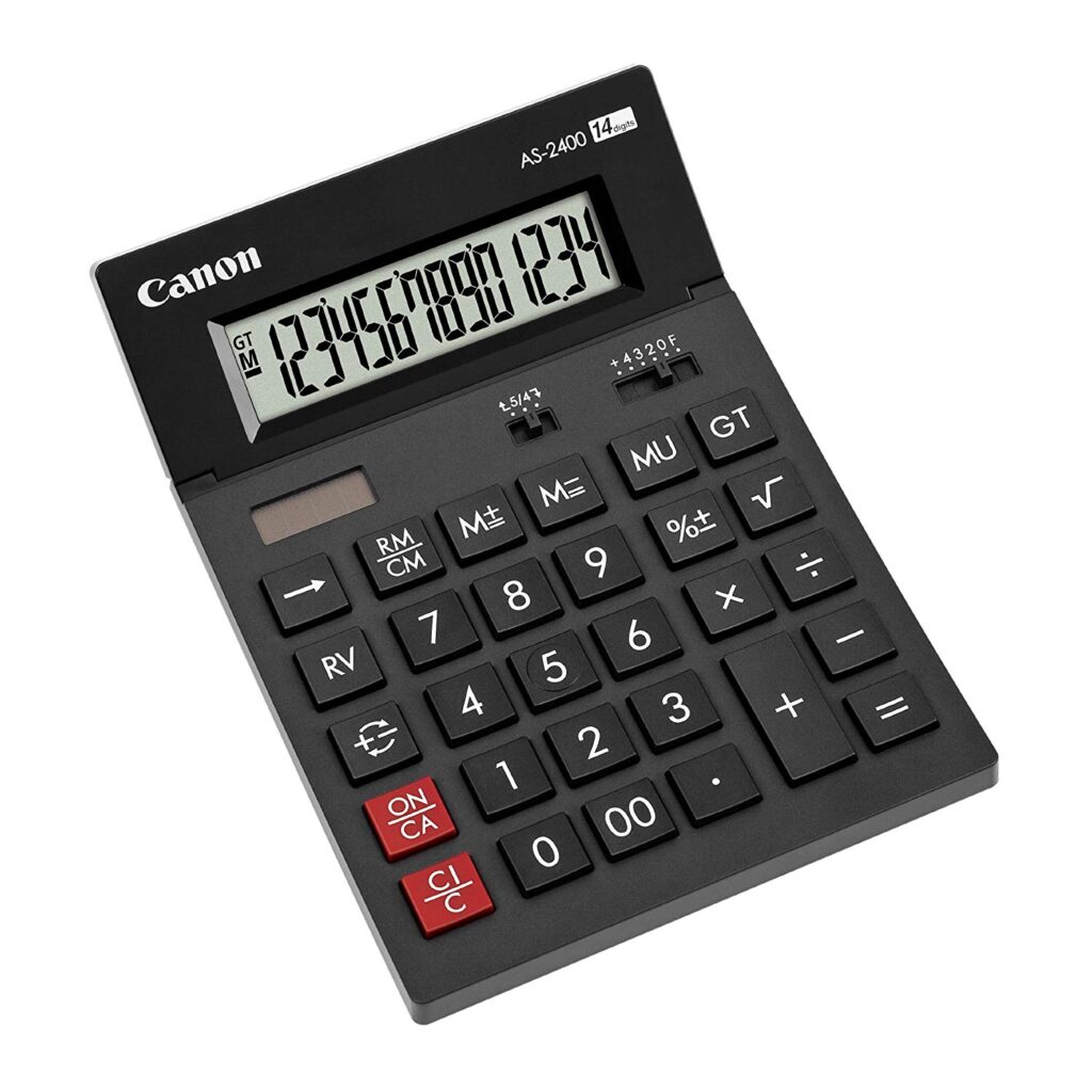 Calculator de birou Canon AS-2400, 14 digit