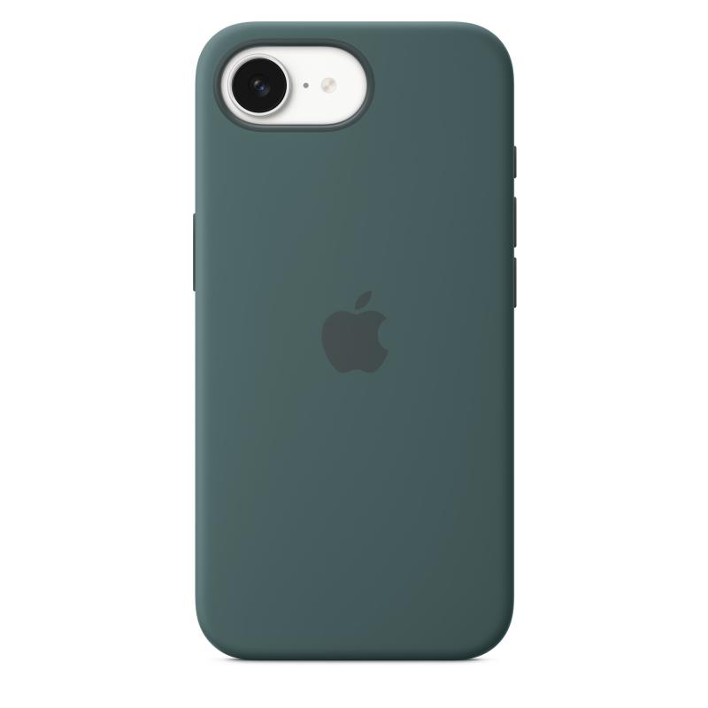 Husa de protectie Apple Silicone Case pentru iPhone 16e, Lake Green