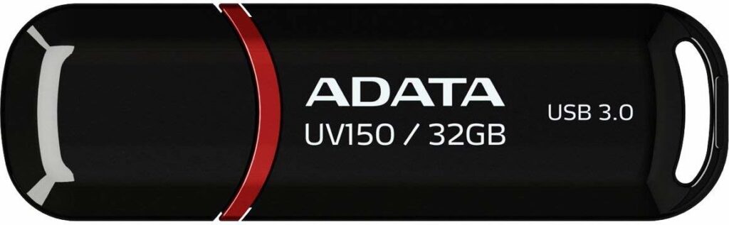 Memorie USB ADATA UV150, 32GB, USB 3.1, Negru
