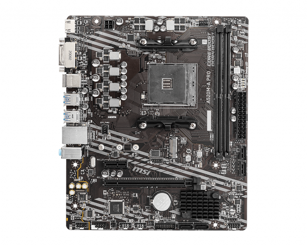 Placa de baza MSI A520M-A PRO, Socket AM4
