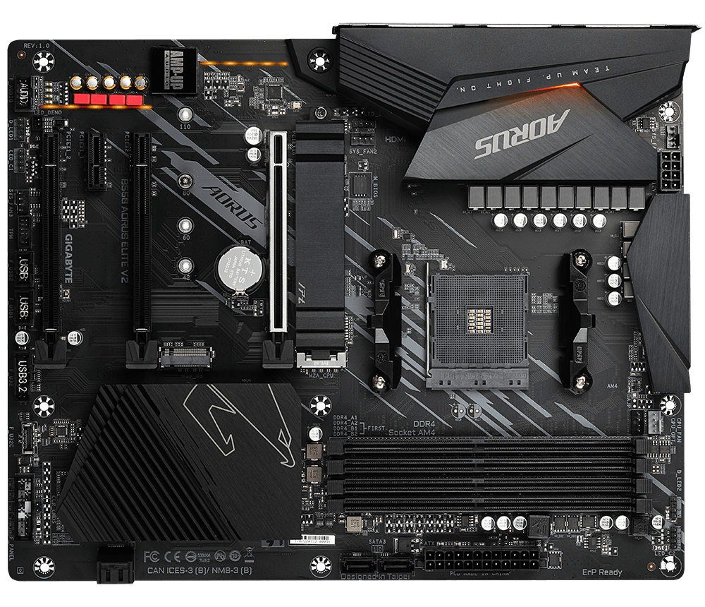Placa de baza Gigabyte B550 AORUS Elite V2, Socket AM4 4 Placa de baza Gigabyte B550 AORUS Elite V2, Socket AM4 - imagine 4
