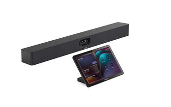MeetingBar pentru videoconferinta Yealink A40-031, camera 4K la 120° si 8 microfoane MEMS AI All-in-One cu Android OS