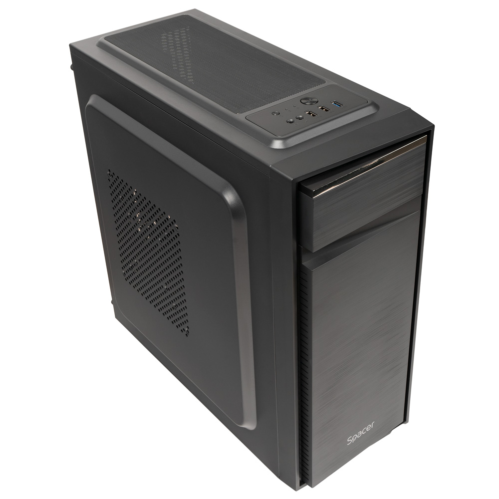 Carcasa SPACER TOP-300W, Middle Tower, ATX, sursa 300W 2 Carcasa SPACER TOP-300W, Middle Tower, ATX, sursa 300W - imagine 2