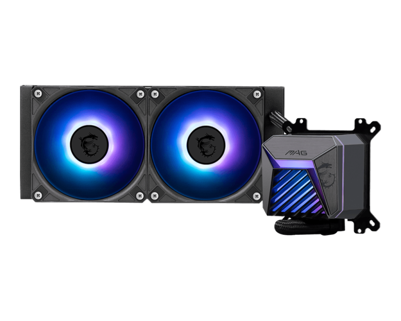 Cooler CPU MSI MAG CORELIQUID A15 240, ARGB LED, 2 x 120 mm Negru