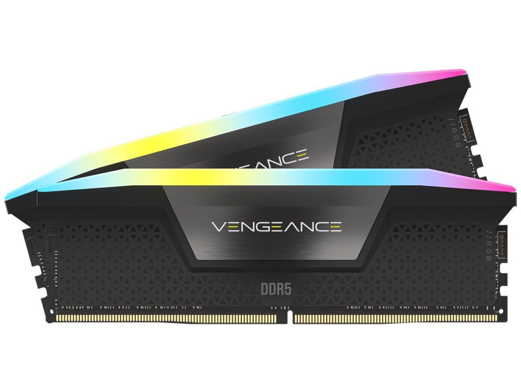 Memorie Corsair Vengeance Std PMIC, XMP 3.0 Black Heatspreader, 64GB (2x32GB), DDR5, 5600MT/s, CL 36, RGB