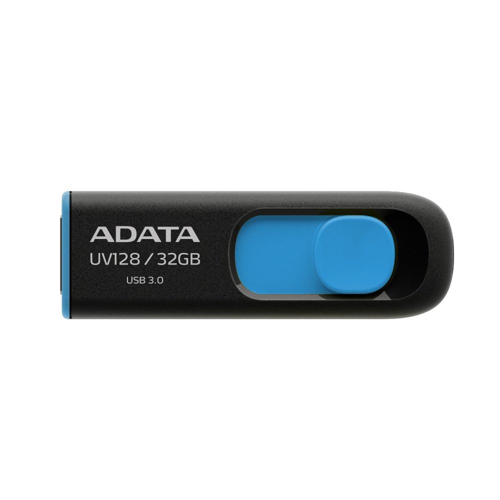 Memorie USB ADATA DashDrive UV128, 32GB, USB 3.2, Negru/Albastru