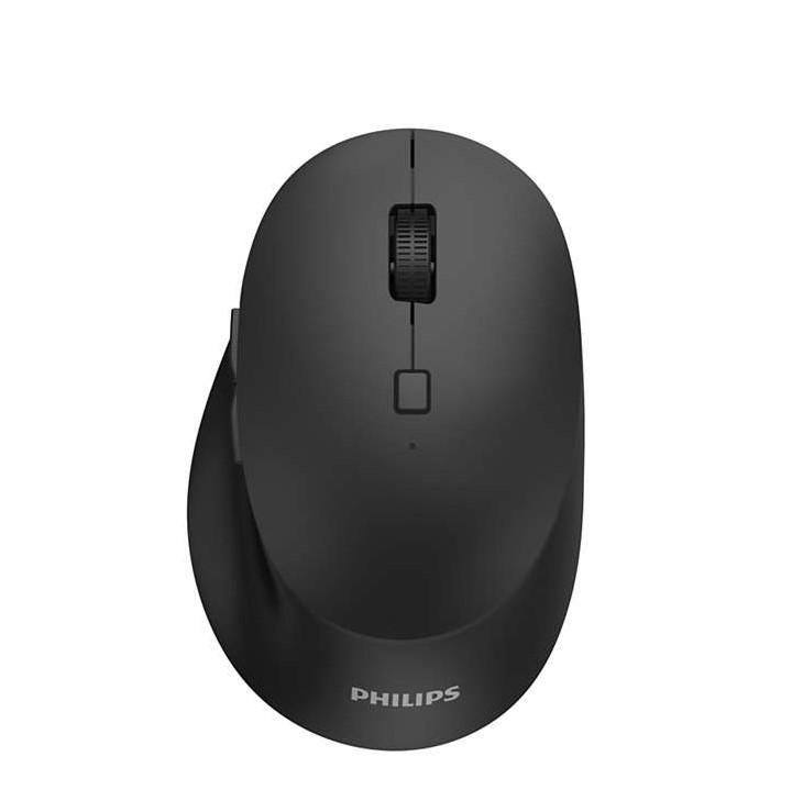Mouse wireless Philips SPK7607, ergonomic, silent, Negru 2 Mouse wireless Philips SPK7607, ergonomic, silent, Negru - imagine 2