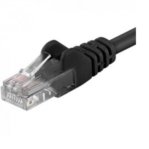 Patchcord UTP RJ45-RJ45 Cat.6 2m negru, UTP-6-2-BK, pachcord din cupru