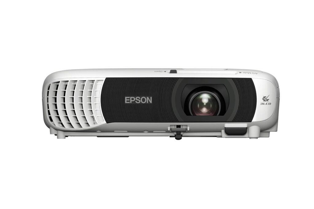 Videoproiector Epson EB-W55, WXGA, 4000 lumeni, WiFi, 3LCD, 2x HDMI, Difuzor 2W, Alb