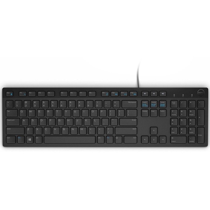 Tastatura cu fir KB216, Dell, USB, Negru