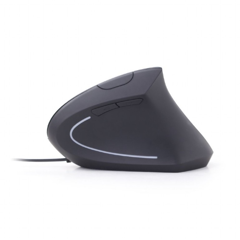 Mouse optic Gembird MUS-ERGO-01, 3200 DPI, Negru 5 Mouse optic Gembird MUS-ERGO-01, 3200 DPI, Negru - imagine 5