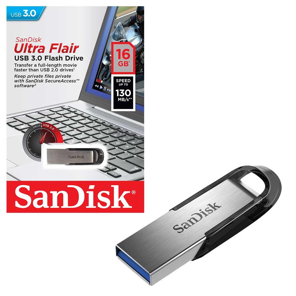 Memorie USB SanDisk Ultra Flair, 16GB, USB 3.0 2 Memorie USB SanDisk Ultra Flair, 16GB, USB 3.0 - imagine 2