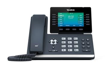 Telefon IP Yealink SIP-T53 553209, Afisaj grafic de 3,7 inch, USB 2.0, Dual-Port Gigabit Ethernet, Negru