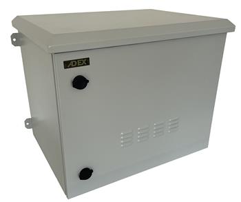 ADEX outdoor wallmount rack 20U 450mm, gray