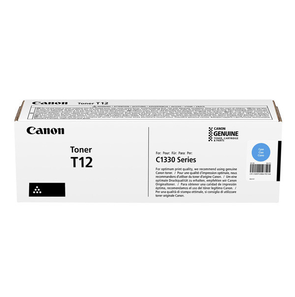 Toner Canon CRG-T12 cyan, 5.3k pagini, pentru Color imageCLASS X LBP1333C i-SENSYS X C1333i imageCLASS X C1333iF