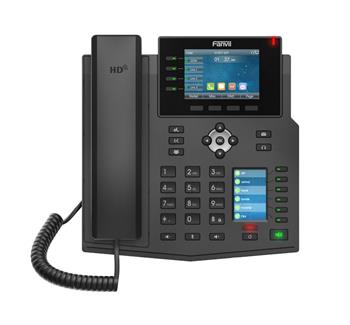 Telefon VoIP, Fanvil, 1000 Mbps PoE, Ecran LCD dublu