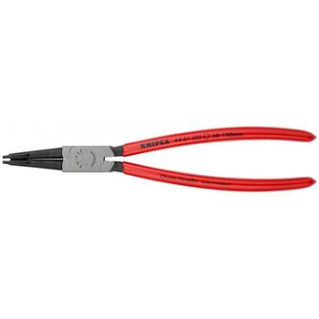 Cleste pentru Inele de Siguranta Interioare cu Strat Protector Negru Lustruit si Manere cu Manson din Plastic, L 225 Mm, O Inel Interior 40 – 100 Mm, O 2.3 Mm