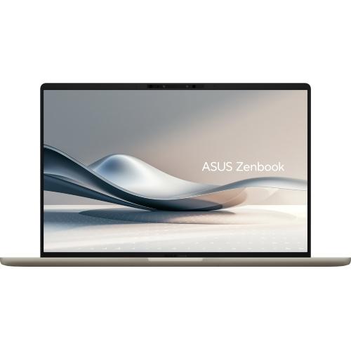 Laptop ASUS Zenbook A14 UX3407RA cu procesor Snapdragon® X Elite X1E 78 100 pana la 3.4GHz, 14”, WUXGA, OLED, 16GB LPDDR5X RAM, 1TB SSD, Qualcomm® Adreno™ GPU, Windows 11 Pro, Zabriskie Beige