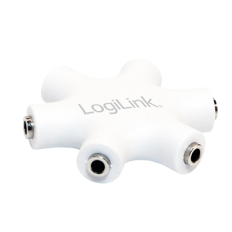 Distribuitor audio, LogiLink, Alb