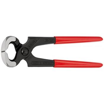 Cleste pentru Cuie, pentru Dulgheri, cu Strat Protector Negru Lustruit si Manere cu Manson din Plastic, L 160 Mm, Taiere 1.8 O Mm