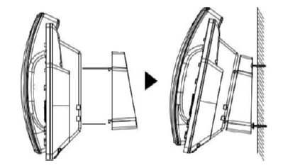 Suport telefon Grandstream GRP_WM_S, plastic, negru 2 Suport telefon Grandstream GRP_WM_S, plastic, negru - imagine 2